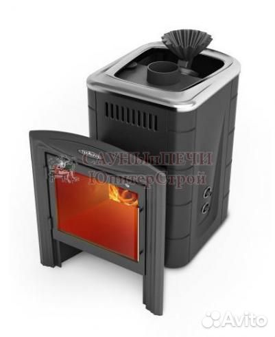 Дровяная печь для бани Термофор Гейзер 2014 Carbon