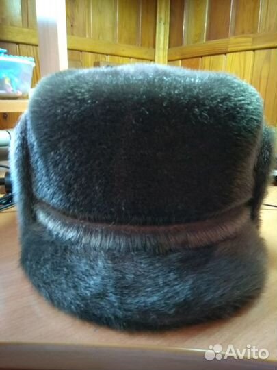Мужская зимняя кепка из нерпы