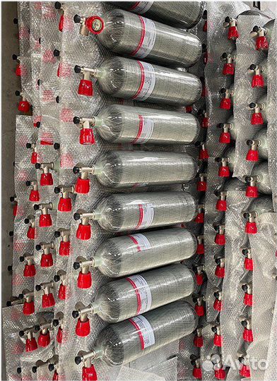 Баллоны для сжатого воздуха с манометром