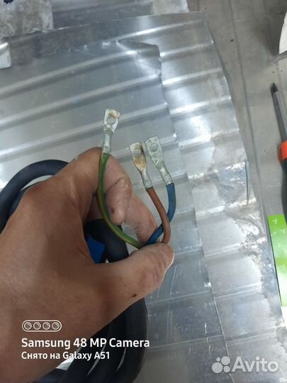 Кабель с вилкой для электроплиты