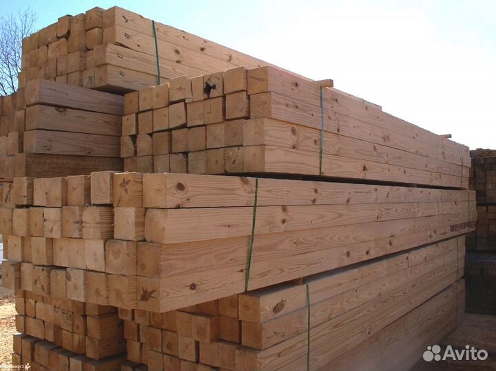 Оптовые и розничные поставки бруса лиственницы