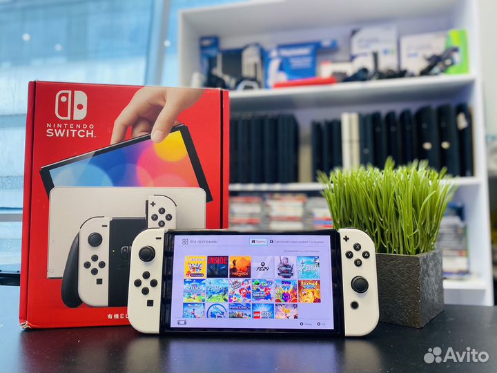 Nintendo Switch Oled Новая Прошитая 256гб