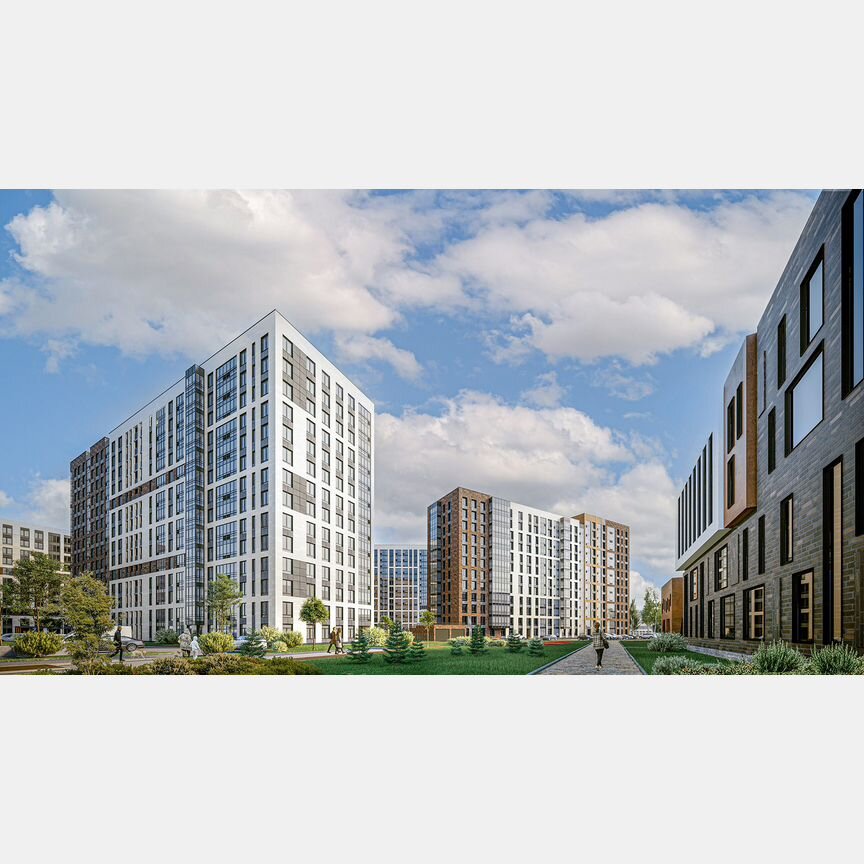 2-к. квартира, 65,7 м², 2/16 эт.