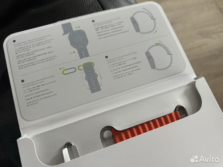 Ремешок Apple Watch Ultra 2 Orange Ocean band