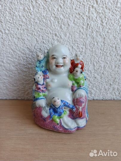 Фарфор. Будда. Хотей с детьми. Китай