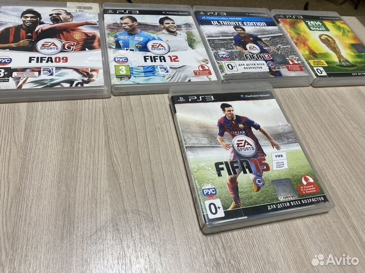 Игры на PS3 FIFA09,12,13,14,15