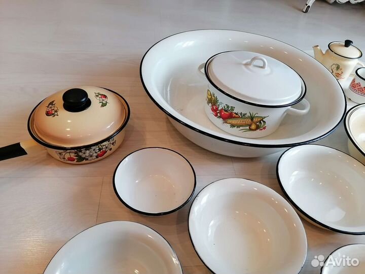 Эмалированная посуда СССР