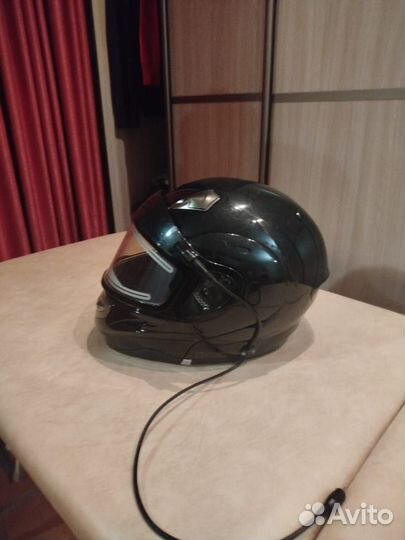 Шлем для снегохода с подогревом