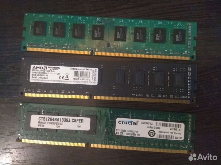 Оперативная память ddr3 8gb 1600