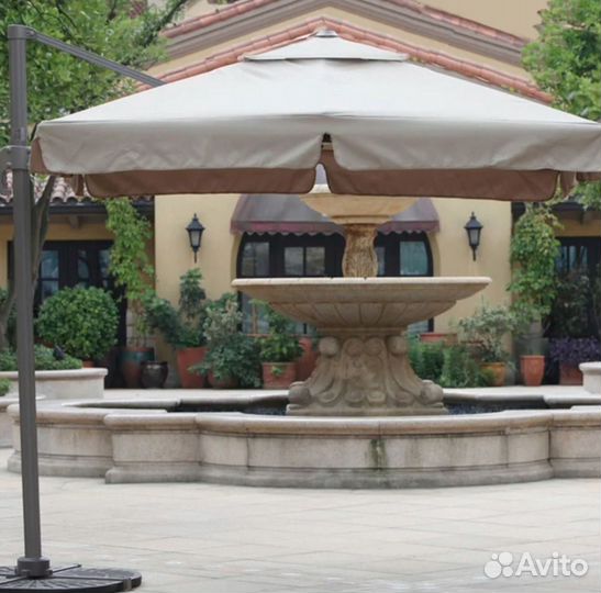 Зонт для дачи и сада. Зонт уличный боковой