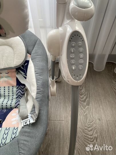 Детские электронные качели шезлонг