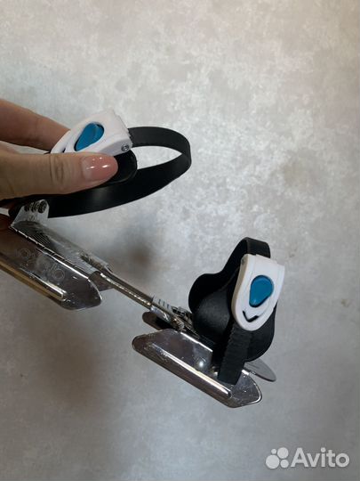 Коньки на обувь 24-31 двуполозные