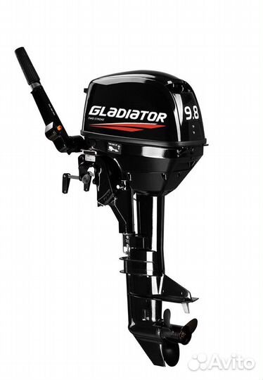 Лодочный мотор 9.8 gladiator