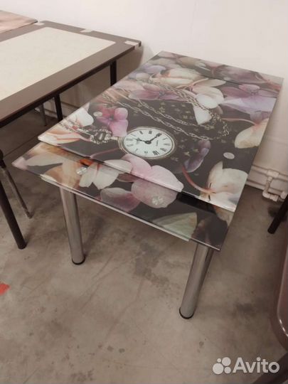 Стол обеденный раздвижной 179-2 Часы