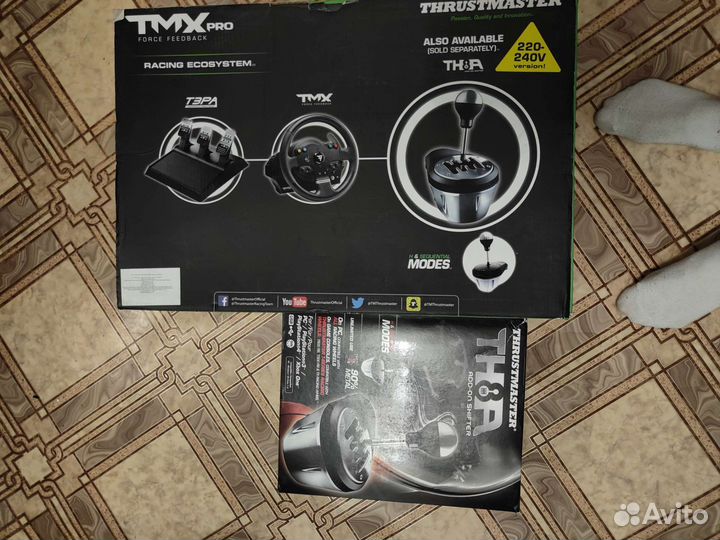 Игровой руль Thrustmaster TMX pro + TH8A