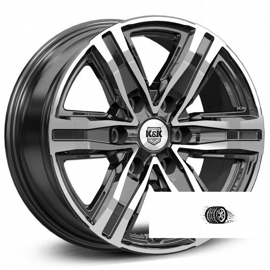 Литые диски K&K 7.5×R17 6×127