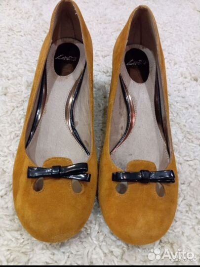 Туфли замшевые,натуральная кожа37р.Новые