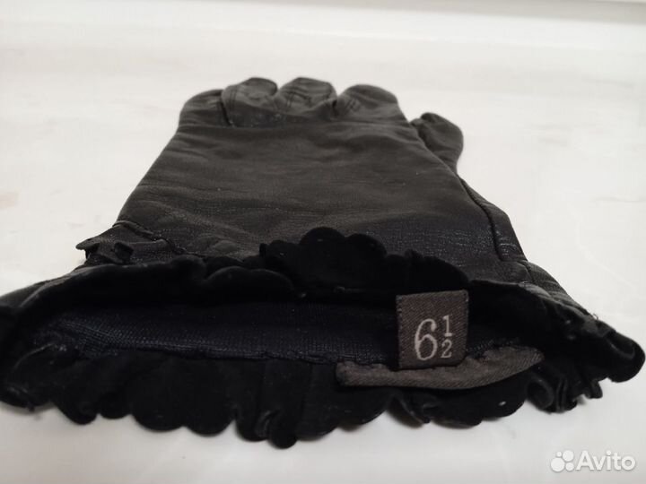Перчатки женские кожаные 6,5