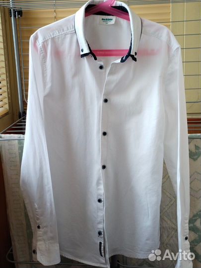 Школьные рубашки для мальчиков пакетом 152/158