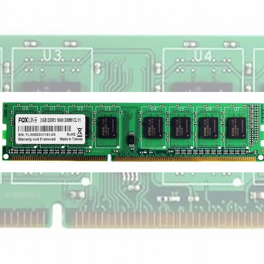 [FL1600D3U11S1-2G] Оперативная Память Foxline 2gb Fl1600d3u11s1-2g