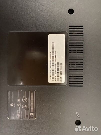 Ноутбук Acer aspire ES1-511-C0DV