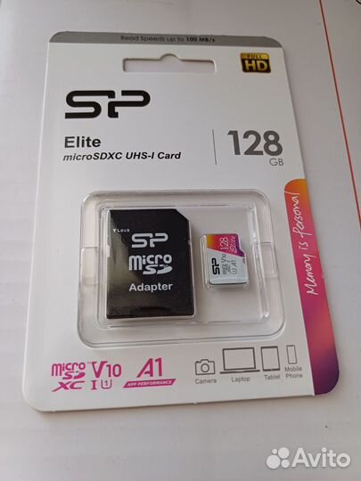 Карта памяти MicroSD Silicon power 128gb