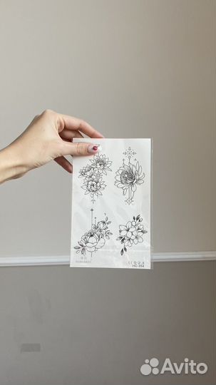 Переводные тату из сока фрукта