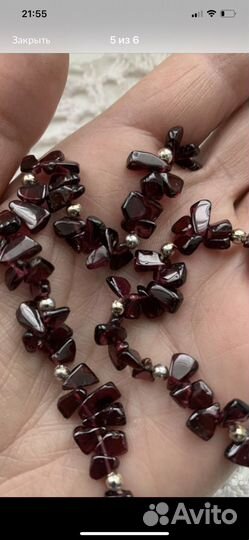 Гранатовое колье