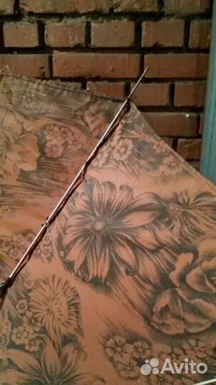 Зонт-трость дамский, СССР, винтаж, зонтик женский