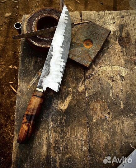 Продам кованый шеф-нож индивидуальный заказ