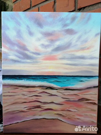 Картина маслом на холсте, 40 на 50 