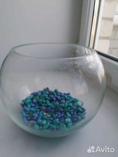 Аквариум круглый декоративный 5,6 литров