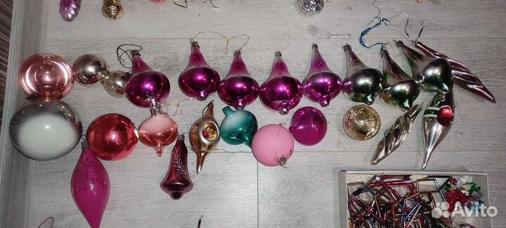 Елочные игрушки СССР советские одним лотом