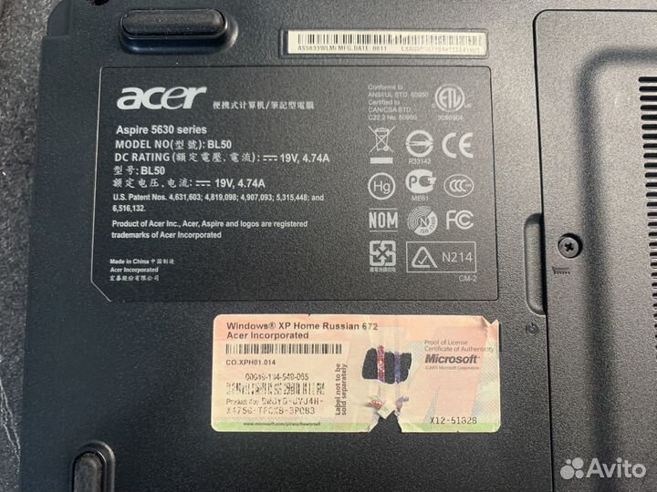 Ноутбук Acer 5630