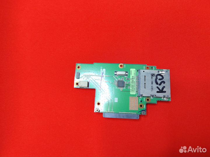 Плата card reader с разъемами SATA ноутбука asus K