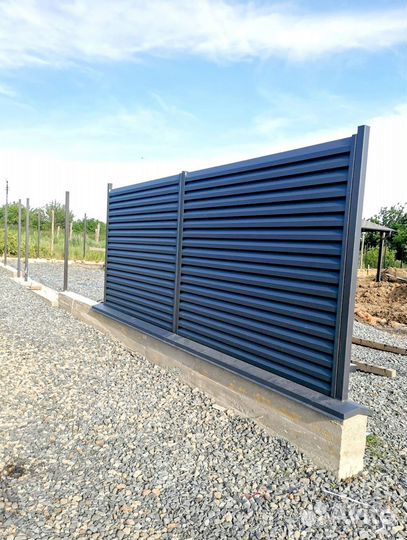 Забор жалюзи под ключ