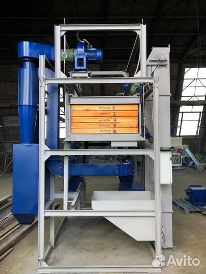 Крупорушка для переработки в крупу пшеницы, ячменя