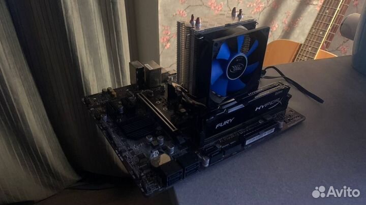 Intel core i5 8600k + кулер Deep Cool + плата MSI