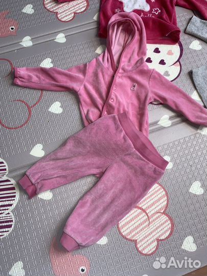 Пакет одежды на девочку 68-74