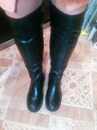 Сапоги ботфорты 39