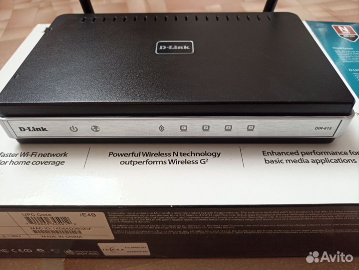 Wi-Fi роутер D-Link DIR-615