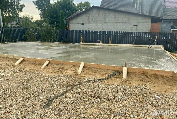 Заливка фундамента под ключ