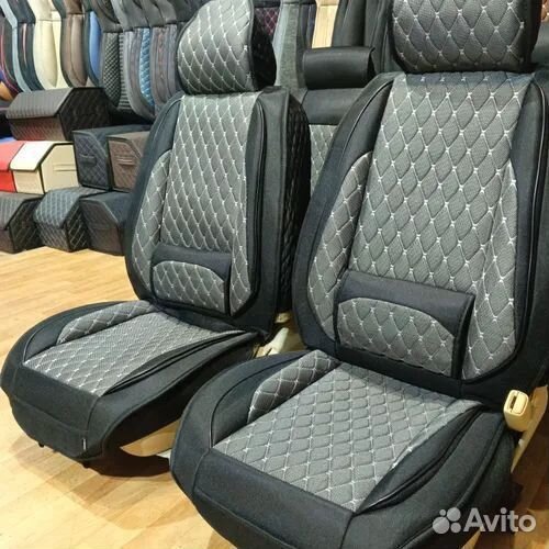 Комплект авто чехлы из Алькантары