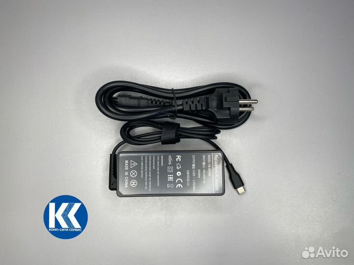 Блок питания для ноутбуков Type-C 65W