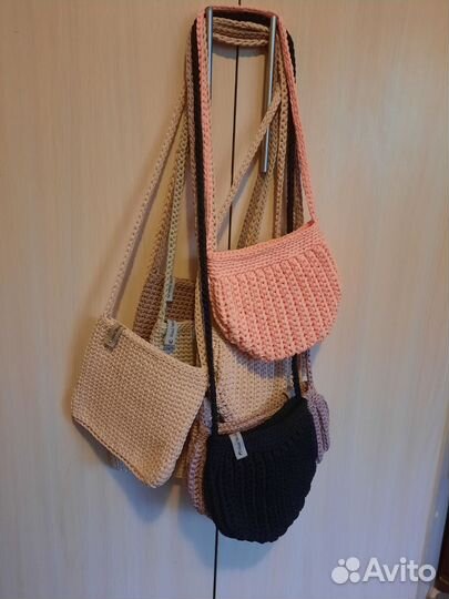 Вязаные сумки ручной работы