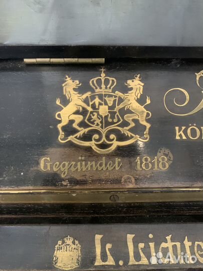 Пианино Leipzig 17860 1818г