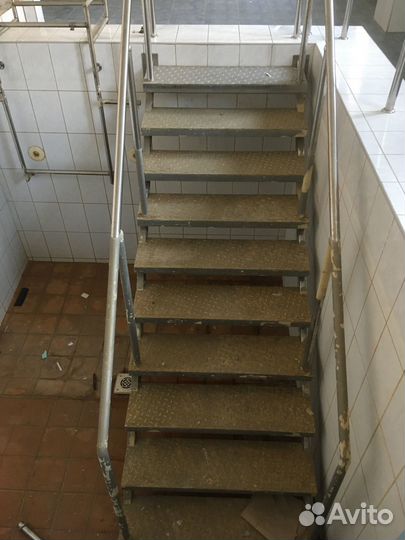Лестница из нержавейки