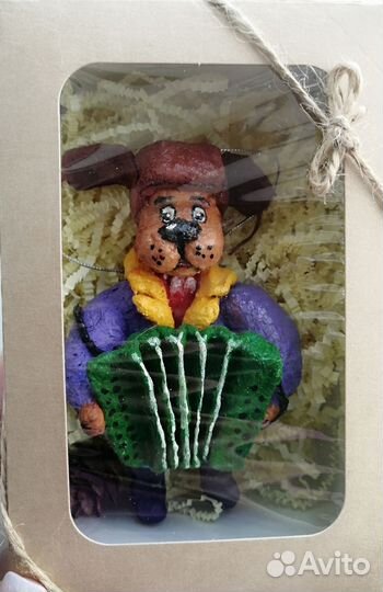 Новогодние игрушки на ёлку, ручной работы