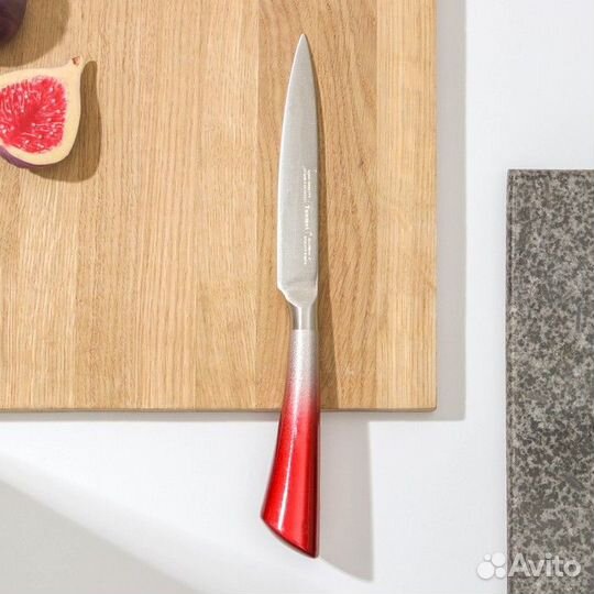 Нож кухонный Доляна «Спектр», лезвие 12 см, цельно