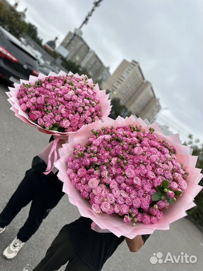 Роза пионовидные розы 11 21 51 101